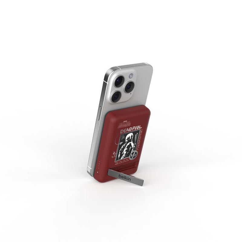 Belkin BPD004qcBR-DY 5000mAh Magnetic + Kickstand PB (Deadpool)