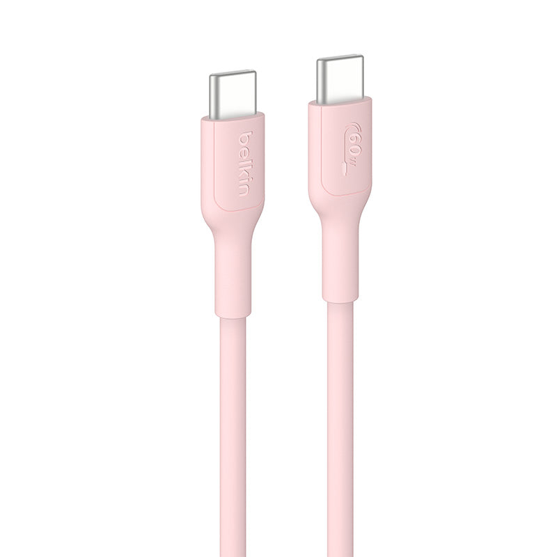 Belkin CAB023fq1MPK BoostCharge USB-C to USB-C 60W 1M 2.0 Cable (Pink)