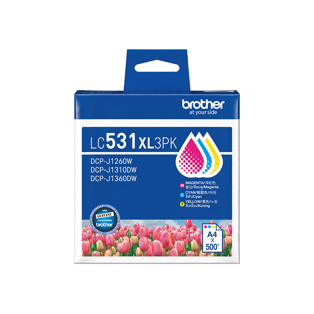 Brother LC531XL 3PK CMY Ink Cartridge