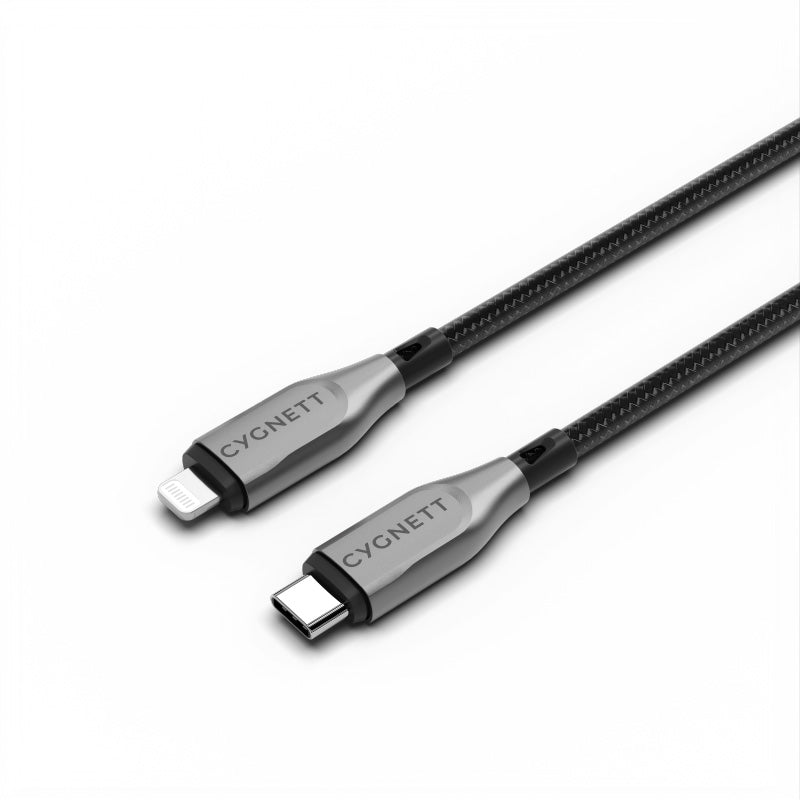 Cygnett CY4667PCCCL Armoured Lightning To USB-C Cable 1M (Black)