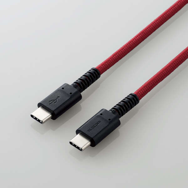 Elecom MPA-CCS12PNRD USB C to C CABLE PD CERTIFIED 1.2M (Red)
