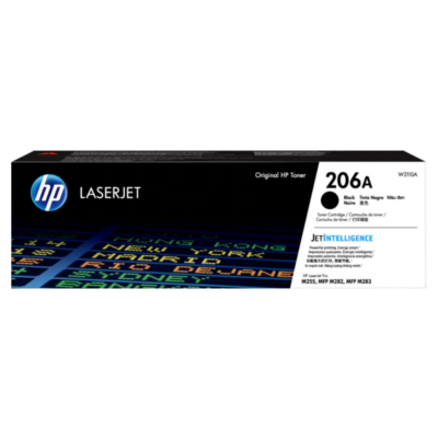 HP 206A Black Original LaserJet Toner Cartridge (W2110A)