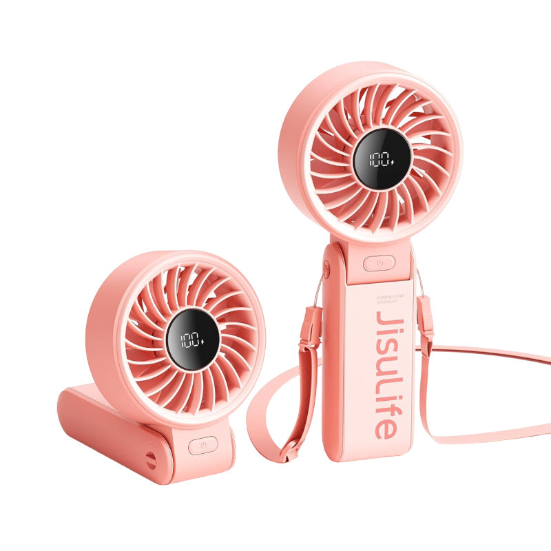 Jisulife Life7-Pink Handheld Fan 5000mAh (Pink)