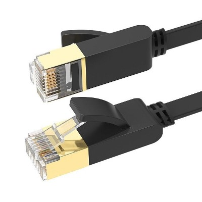 Mazer M-CAT8F500-BK/5M CAT 8 Flat Lan Cable (Black)