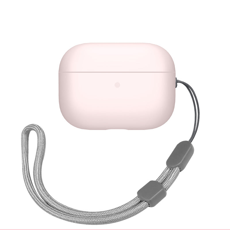 N.Brandz N-AP-Lisi-Airpod Pro2-PK Liquid Silicone Dual Layer Hybrid Case (Pink)