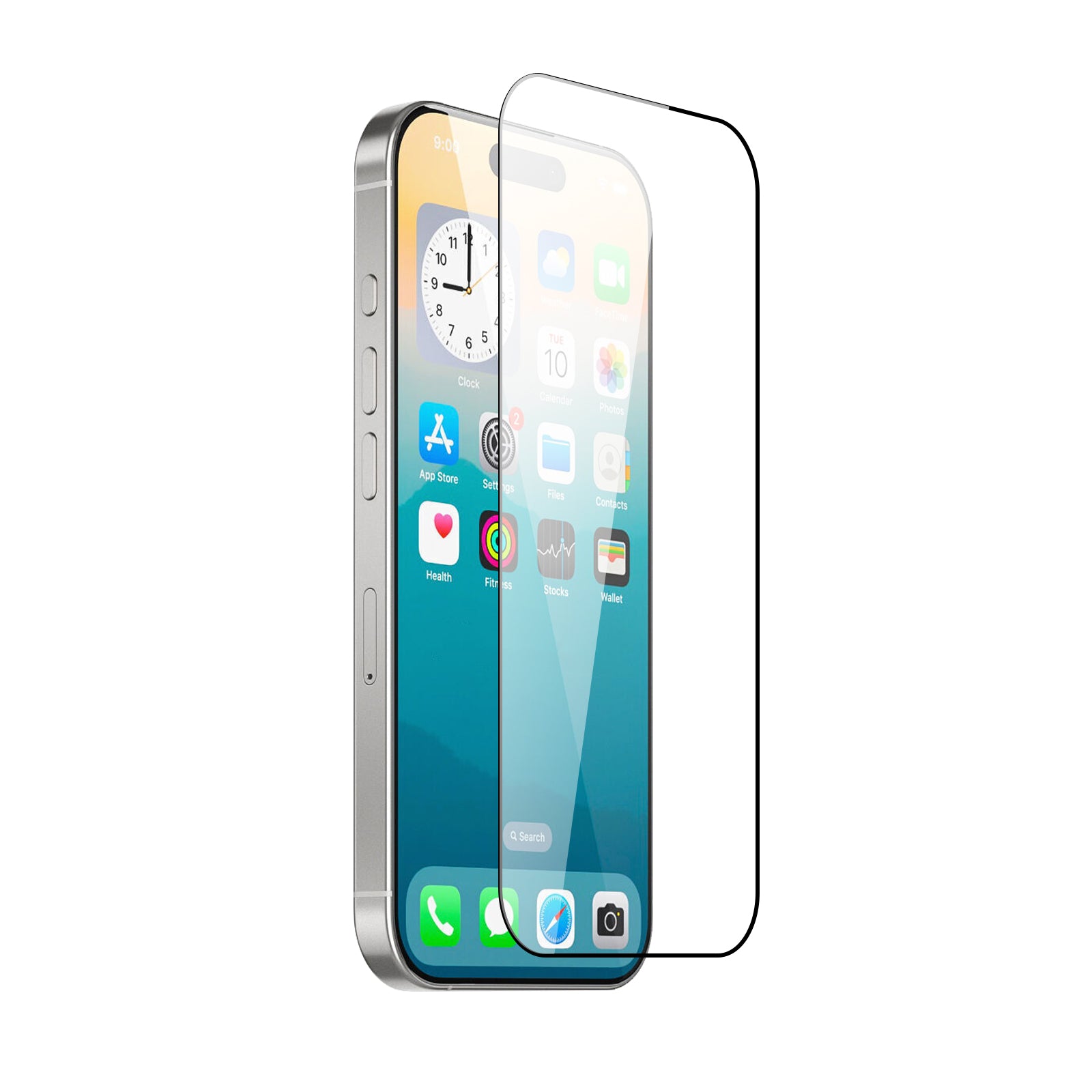 Nbrandz/N-iPhone 17 Air Full 66 Full Cover HD GLS Protector