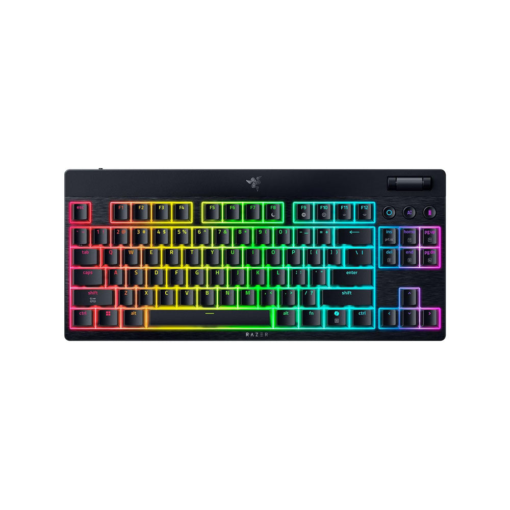 Razer BlackWidow V4 Low-Profile TKL HyperSpeed Wireless Gaming Keyboard (Yellow Switch)