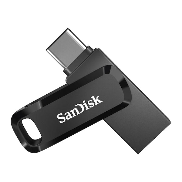 SanDisk DuaSanDisk Ultra Dual Drive Go 64GB (Black) USB 3.1 Type-C [SDDDC3-064G-G46]l Drive Go 64GB [Black] SDDDC3 USB Type C