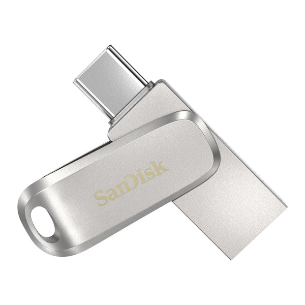 SanDisk Ultra Dual Drive Luxe 128GB USB-C Silver