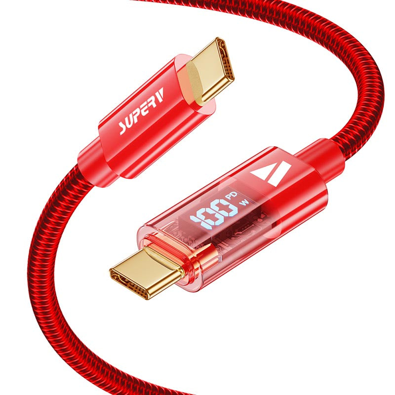 SuperV RT4-30 -RD C to C Digital Display Cable 30cm (Red)