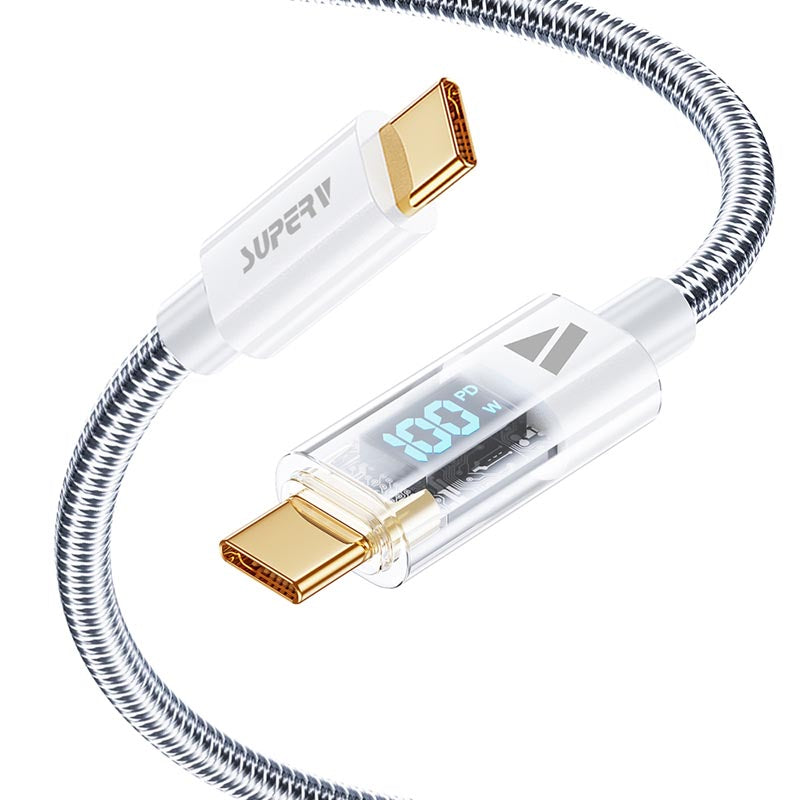 SuperV RT4-30 -WH C to C Digital Display Cable 30cm (White)