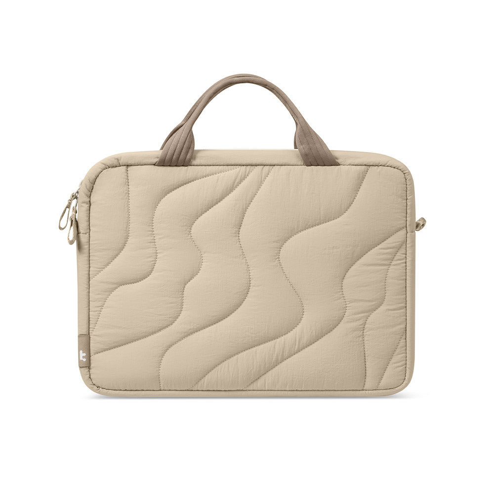 tomtoc Terra-A28 Puffy Laptop Handbag 14" - Natural Sand
