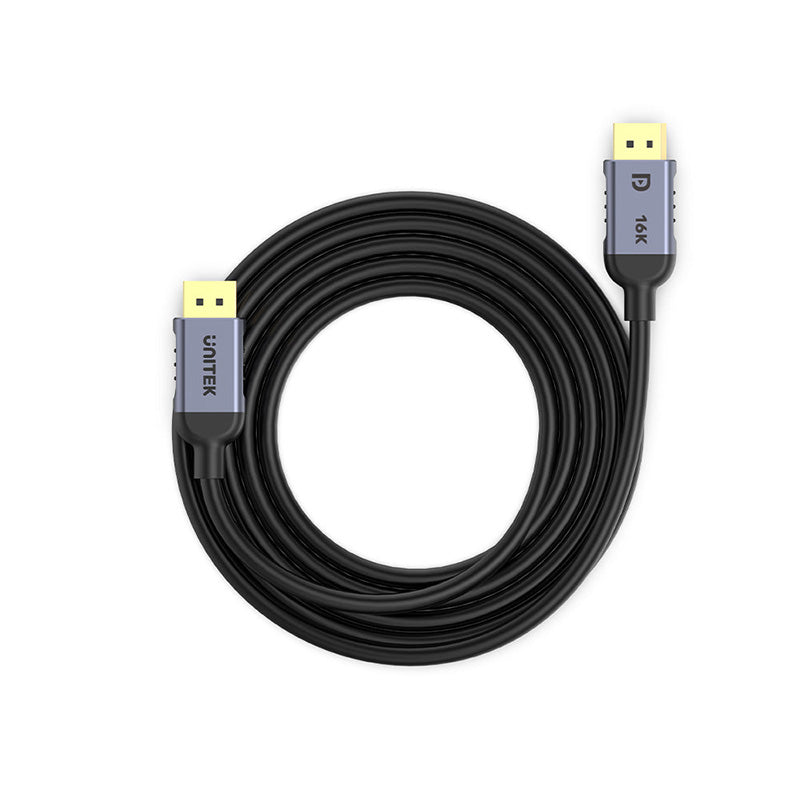 Unitek C1626GY-2M DisplayPort 2.1 16K 60Hz for Gaming Cable (2M)
